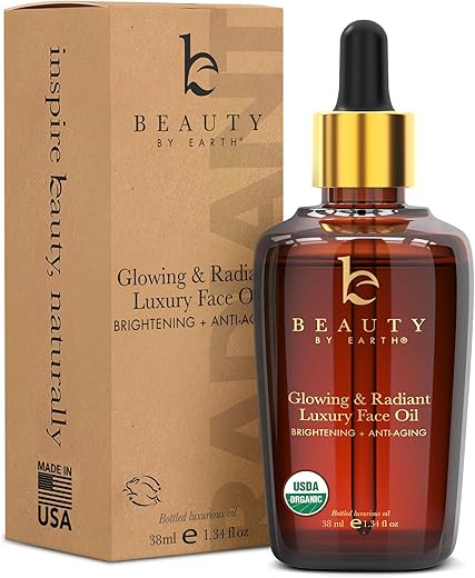 Óleo Facial Orgânico Beauty by Earth – Iluminador 30ml