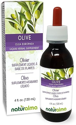 Olive Leaf Tincture – Extrato Líquido em Gotas 120ml – Vegano - Naturalma