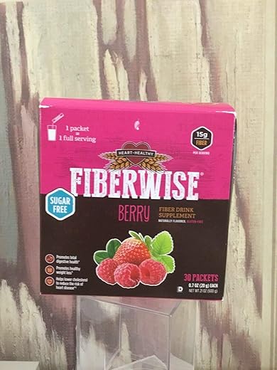 by melaleuca - Melaleuca Fiberwise Mix de Bebida de Fibra, Sabor Berry, 30 Pacotes – 30g cada