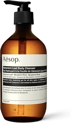 Geranium Leaf Body Cleanser – Gel de Limpeza Revigorante – Alternativa ao Sabonete Convencional – 500 ml - Aesop