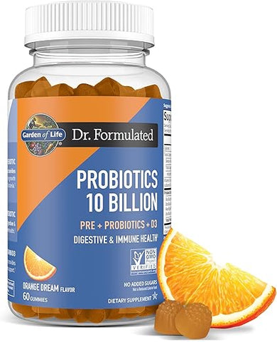 Dr Formulated – 10 Bilhões CFU – Fibra Prebiótica – 100% Natural – 60 Cápsulas - Garden of Life