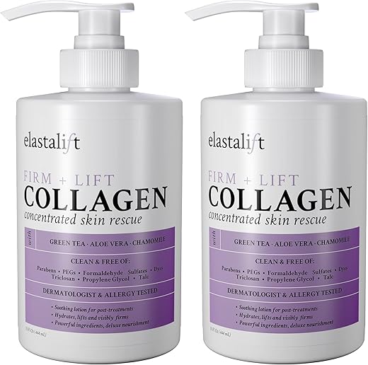 Creme Corporal Hidratante de Colágeno para Levantar, Firmar e Tonificar a Pele. Colágeno Corporal Anti-Envelhecimento - Elastalift