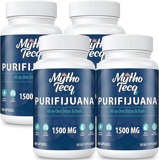 MythoTecq - 1500 MG Detox e Limpeza, Desintoxicação Corporal para Homens – Marca em Destaque
