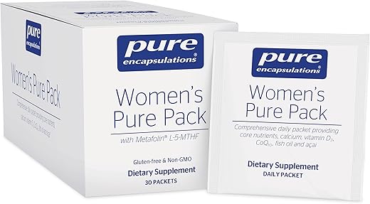 Women’s Pure Pack – Mulheres Acima de 40 – Osso, Coração, Olhos | 100% Natural | Alta Qualidade - Pure Encapsulations