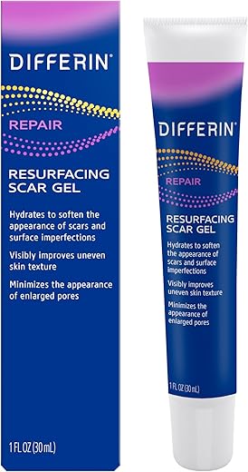 Gel Tratamento de Manchas de Acne para o Rosto, Gel para Cicatrizes, Cuidados Suaves para Pele Sensível Propensa a Acne, 30g - Differin