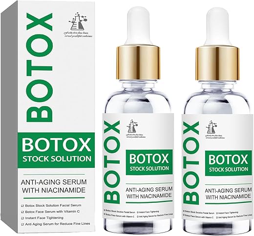 Generic - Soro Facial Botox, 2PCS Solução Estoque Botox com Vitamina C – 50ml