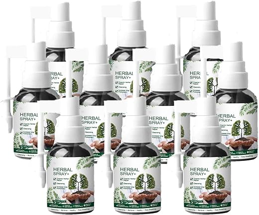 BITYEYE - Spray Herbal Respinature para Limpeza Pulmonar – Suporte Poderoso para os Pulmões – 30ml (10PCS)