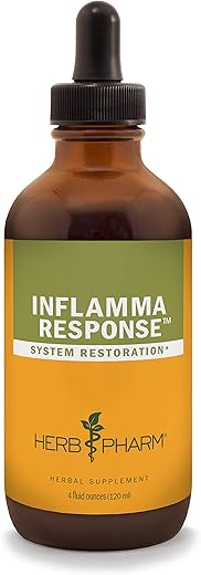 Fórmula Herbal Líquida Inflamma Response com Extrato Líquido de Cúrcuma – 120 ml - Herb Pharm