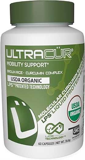 UltraCur - Curcuma Orgânica Certificada pelo USDA – LPS™ – A Curcuma que Você Pode Sentir!™ Tecnologia Patenteada nos EUA – 70%% das Pessoas Sentem uma Diferença Significativa em Uma Semana, 50%% em 24 Horas!