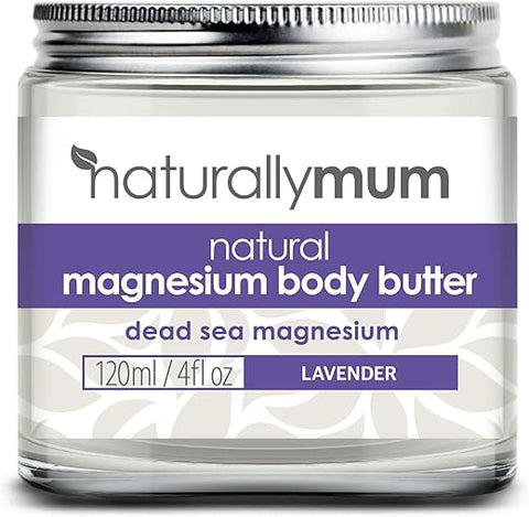 NaturallyMum - Creme Corporal de Manteiga de Magnésio para Dormir [NATURAL] – 100g