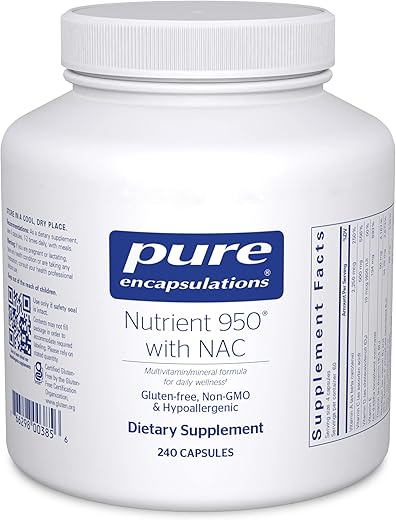 Nutrient 950 com NAC | Suporte Imunológico Adicional | 240 Cápsulas - Pure Encapsulations