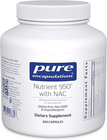 Nutrient 950 com NAC | Suporte Imunológico Adicional | 240 Cápsulas - Pure Encapsulations