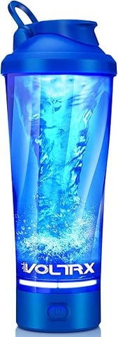 Garrafa Premium de Agitador Elétrico de Proteína, Feita com Tritan – Livre de BPA – 700 ml Copo Misturador Portátil Vortex/USB C Recarregável para Shakes de Proteína - VOLTRX