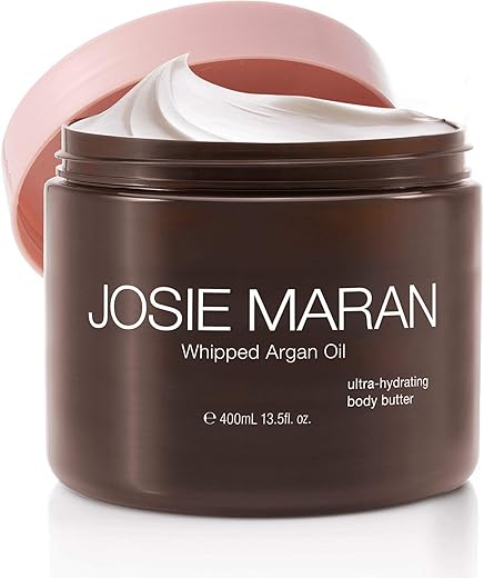 Body Butter de Argan Whipped (400g) – Creme Corporal Nutritivo – Hidratante de Absorção Rápida – Óleo de Argan Orgânico do Marrocos - Josie Maran