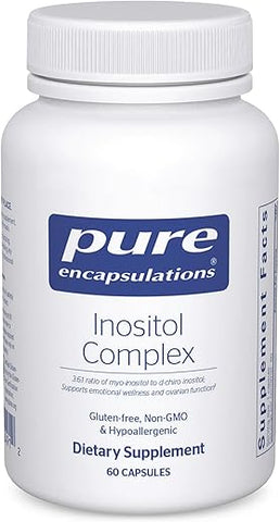Inositol Complex | Suporte Energético, Metabolismo Saudável e Função Ovariana* | 60 Cápsulas - Pure Encapsulations