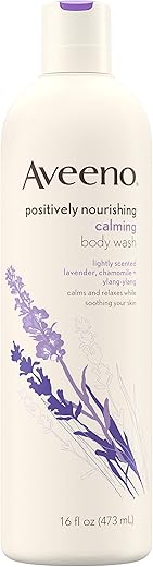 Positively Nourishing Body Wash Calmante com Lavanda e Camomila – 250ml - Aveeno