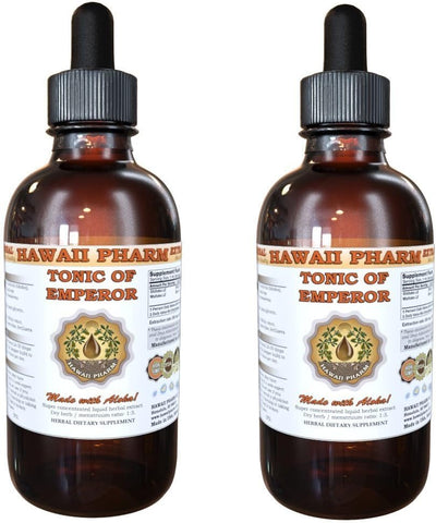 Hawaii Pharm - HawaiiPharm Extrato Líquido de Shiitake, Maitake, Cordyceps, Reishi, Shiitake Orgânico Seco, Maitake, Cordyceps, Reishi Tintura, Produto Herbal, Fabricado nos EUA, 2×2 fl.oz