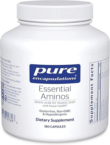 Aminoácidos Essenciais – Suporte para Recuperação Muscular – 60 cápsulas - Pure Encapsulations
