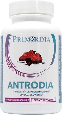 Suplemento de Cogumelo Antrodia Puro, 60 Cápsulas, Fermentação em Estado Líquido, Cogumelos Antrodia Cinnamomea, Suporte para Saúde Intestinal e Metabolismo, Função Hepática - Primordia