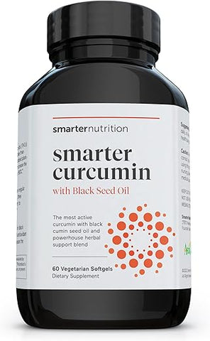 SMARTERNUTRITION - Smarter Nutrition Curcumin Softgels – Potente | Suplemento de Curcumina  de Qualidade | 60 Cápsulas