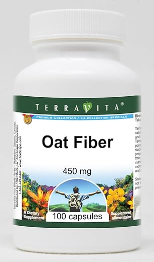 Terravita - Fibra de Aveia – 450 mg (100 Cápsulas) – Embalagem com 2