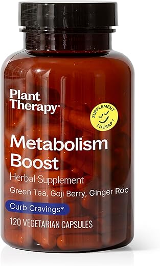 Cápsulas Herbal para Acelerar o Metabolismo, Otimizar Queima de Gordura – 60 cápsulas - Plant Therapy