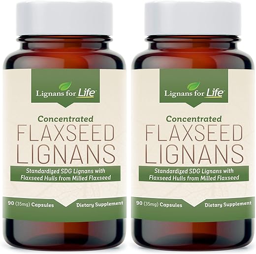 Lignans For Life - Lignanas de Linhaça para Cães SDG – Ômega 3, Alta Fibra e Antioxidantes para Pelagem Brilhante e Digestão Saudável