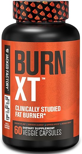 Burn-XT: Queimador de Gordura Clinicamente Estudado – Fórmula Potente – 60 Cápsulas - Jacked Factory