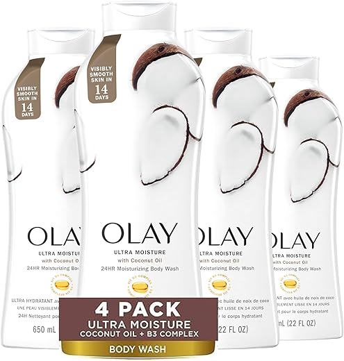 Ultra Moisture Body Wash para Mulheres, Hidratação 24 horas para uma Pele Suave – 250ml - Olay