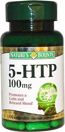 Nature's Bounty - Nature’s Bounty 5-HTP 100 mg Cápsulas 60 un – Aumente seu bem-estar com a marca líder