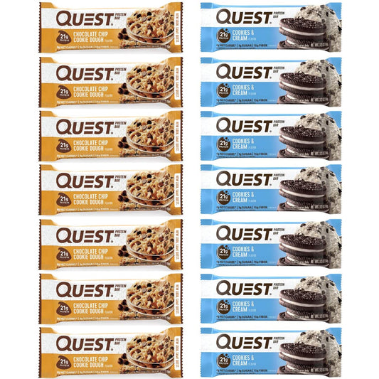 Generic - Barras de Proteína Quests Nutrition, Sabor Cookie Dough de Chocolate Chip, Cookies – 30g