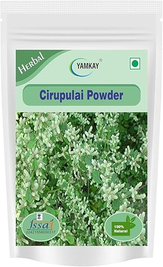 Yamkay - Aerva Lanata em Pó, Erva-de-nó-de-montanha, Ciru Pulai, Pó de Cherula, Suplemento Herbal, Detox Natural, Medicina Ayurvédica, Puro e Orgânico (300 g, Pó de Erva-de-nó-de-montanha)