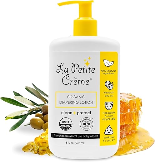 La Petite Creme - Loção Premium Francesa para Troca de Fraldas – Alternativa de Creme para Fraldas aos Lenços Umedecidos – Hidratante Suave – Marca: [nome da marca]