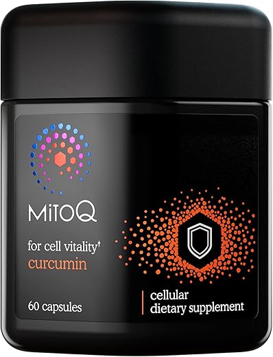 Curcumin Advanced CoQ10 Antioxidante – Contém Mitoquinol Mesilato | 60 cápsulas | 100% natural | Potente antioxidante | Marca MitoQ - MitoQ