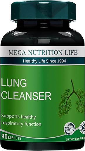 Esmond Natural - Mega Nutrition Life – Limpa Pulmões, 90 Comprimidos – Marca Líder em Saúde