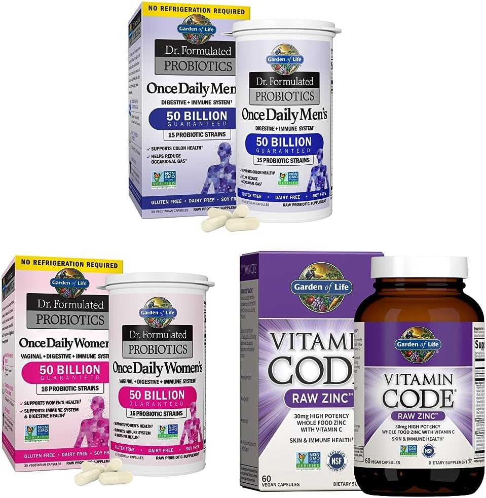 Probióticos, 30 Cápsulas – Fórmula Avançada para Saúde Digestiva - Garden of Life