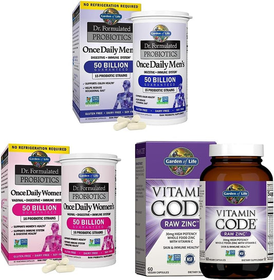 Probióticos, 30 Cápsulas – Fórmula Avançada para Saúde Digestiva - Garden of Life