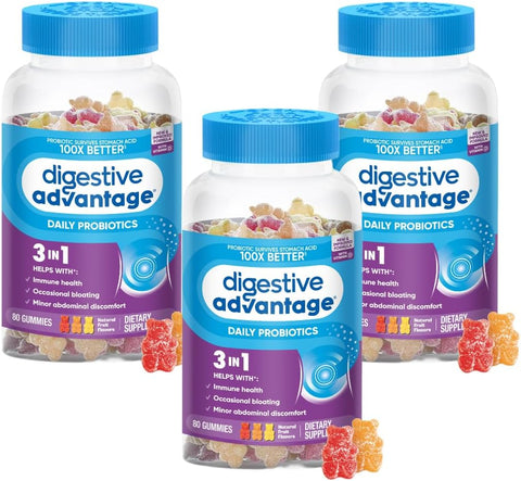 Gummies Probióticos – Previne Gases e Inchaço Ocasional - Digestive Advantage