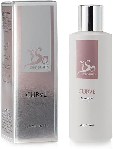 IsoSensuals - CURVE Creme para Aumento de Glúteos – Resultados Naturais e Volumosos, Rápidos, Espessos, Grandes, 2 Meses de Fornecimento
