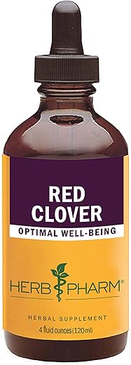 Extrato Líquido de Trevo Vermelho Orgânico Certificado – 120 ml - Herb Pharm