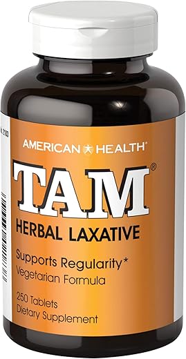 Suplemento de Fibras Alimentares, Laxante Herbal Tam, 250 Comprimidos - American Health