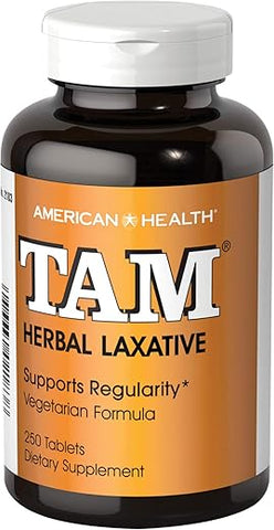 Suplemento de Fibras Alimentares, Laxante Herbal Tam, 250 Comprimidos - American Health