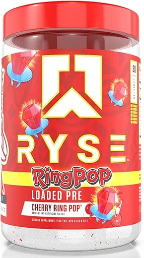 RYSE Up Supplements - Ryse Loaded Pré-Treino em Pó para Homens – Energia e Desempenho Máximo