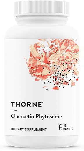 Quercetin Phytosome – Complexo Exclusivo de Fitossomo para Saúde Imunológica, Suporte Respiratório e Alívio de Alergias Sazonais – 60 Cápsulas - THORNE