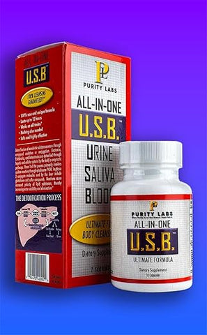 Purity Labs – Fórmula Detoxificante All-in-One USB Ultimate, 10 Cápsulas - U.S.B.