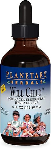 Xarope Echinacea-Elderberry Planetary Herbals, 128.28 ml (4 fl oz) – Fortaleça sua imunidade com a sinergia poderosa das ervas!