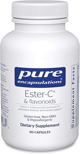 Ester-C: Vitamina C de Alta Absorção em Cápsulas de 1000mg - Pure Encapsulations