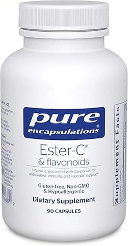 Ester-C: Vitamina C de Alta Absorção em Cápsulas de 1000mg - Pure Encapsulations