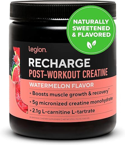 Recharge – Construtor Muscular Natural pós-treino – 100% Natural – 60g - LEGION