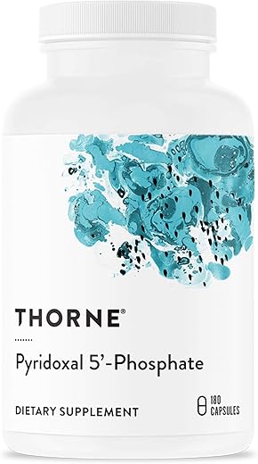 Pyridoxal 5′-Phosphate – Vitamina B6 Bioativa para Produção de Energia e Síntese de Neurotransmissores – 180 Cápsulas - THORNE